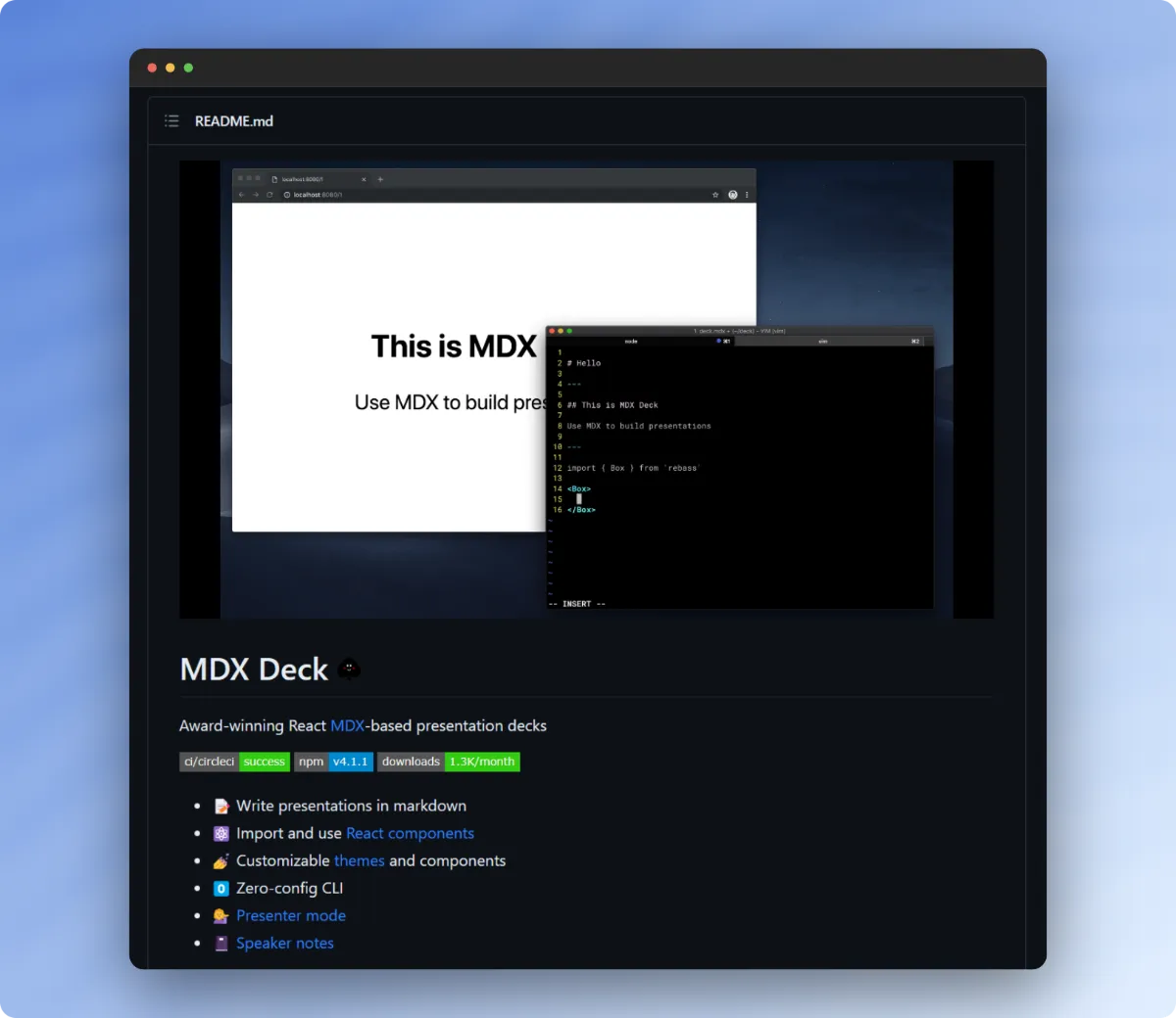 MDX Deck - Presentations with MDX