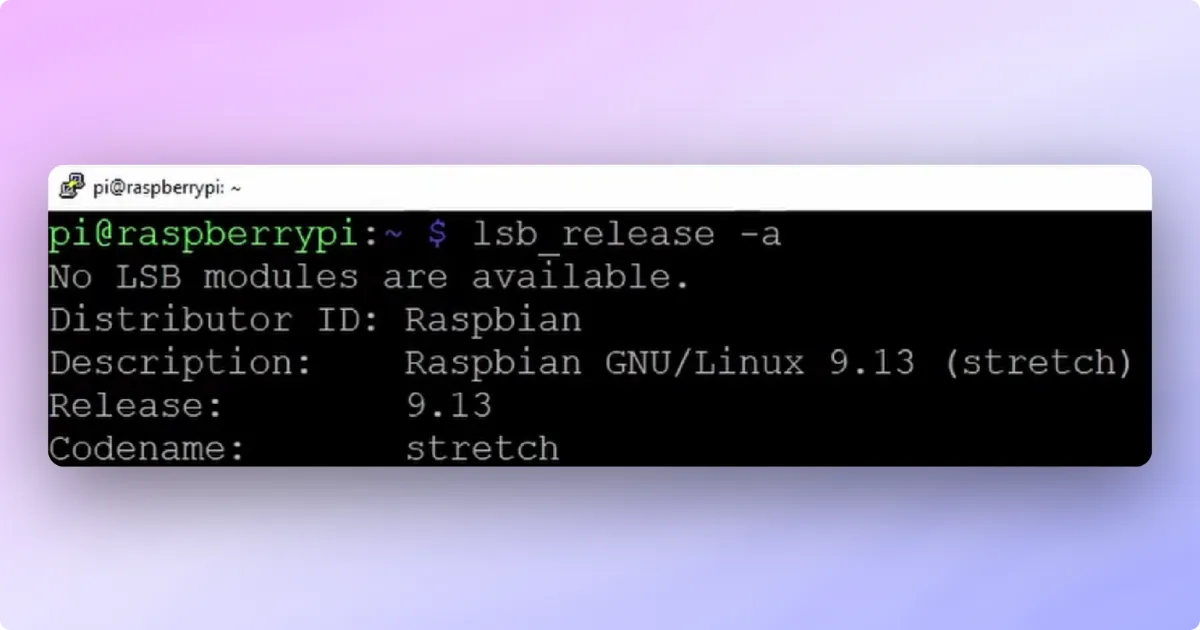 Linux Standard Base Release Command
